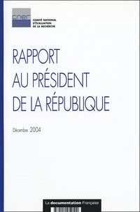 Michel Ferrier et Anny Cazenave - Rapport au Président de la République - CNER.