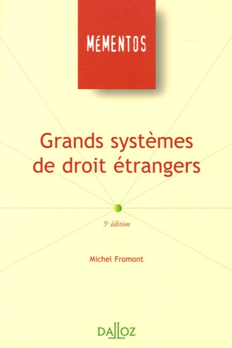 Grands systèmes de droit étrangers 5e édition