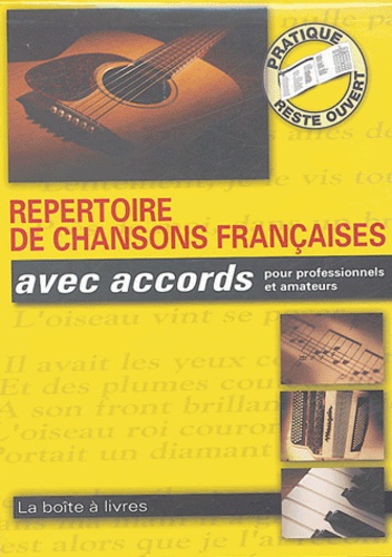 Répertoire de chansons françaises avec accords... de Michel Fugain - Livre  - Decitre