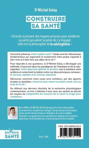 Construire sa santé. La salutogenèse : votre santé vous appartient !