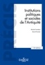 Michel Humbert et David Kremer - Institutions politiques et sociales de l'Antiquité.