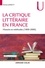 La critique littéraire en France. Histoire et méthodes (1800-2000)