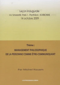 Management philosophique de la personne comme être-communiquant