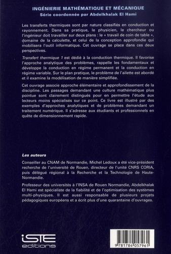 Ingénierie mathématique et mécanique. Volume 9, Transfert thermatique - Tome 1, Conduction