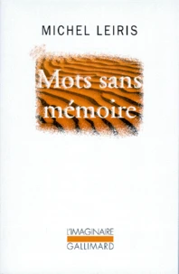 MOTS SANS MEMOIRE.
