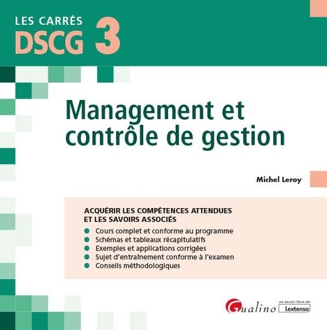 Management et contrôle de gestion DSCG 3  Edition 2023