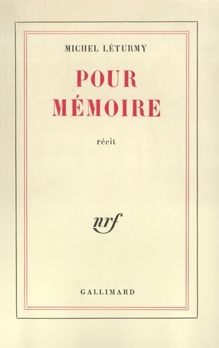 Michel Léturmy - our mémoire.