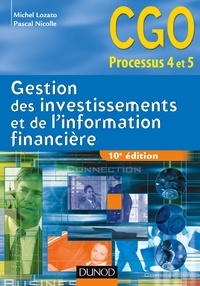 Michel Lozato et Pascal Nicolle - Gestion des investissements et de l'information financière - 10e édition - Manuel.