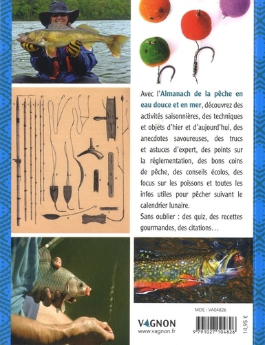 Almanach du pêcheur eau douce & mer  Edition 2021