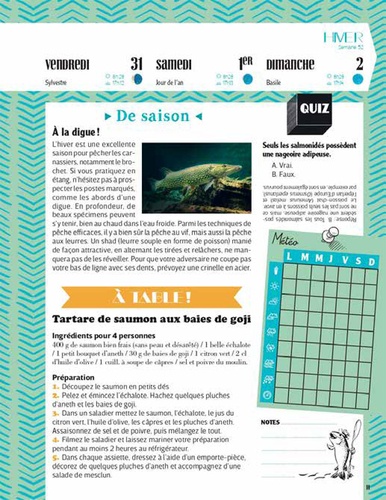 Almanach du pêcheur : eau douce & mer (édition 2024) - Michel