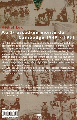 La guerre d'indochine au 3e escadron monté du Cambodge 1949-1951
