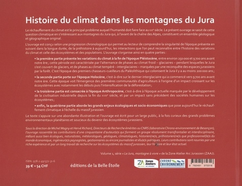 Histoire du climat dans les montagnes du Jura. Ecosystèmes et sociétés face à un avenir incertain