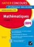 Michel Mante et Roland Charnay - Concours professeur des écoles 2015 - Mathématiques Tome 1 - Epreuve écrite d'admissibilité.