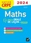 Maths CRPE. Epreuve de leçon, épreuve orale d'admission  Edition 2024