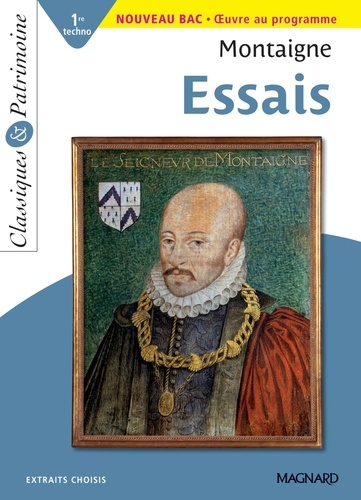 Essais de Montaigne - Classiques et Patrimoine