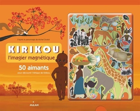 Kirikou l'imagier magnétique - 50 aimants pour... de Michel Ocelot - Album  - Livre - Decitre