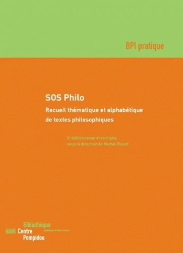 Michel Piquet - SOS Philo. - 2ème édition.