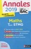 Mathématiques Tle STMG. Sujets & corrigés  Edition 2019