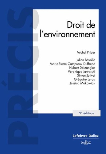 Droit de l'environnement 9e édition