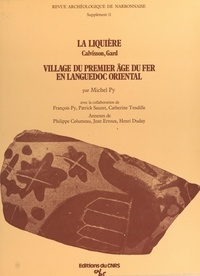Michel Py et Philippe Columeau - La Liquière, Calvisson, Gard - Village du premier âge du fer en Languedoc oriental.