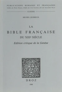 La Bible française du XIIIe siècle
