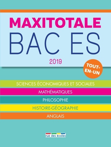 Maxitotale Bac ES  Edition 2019