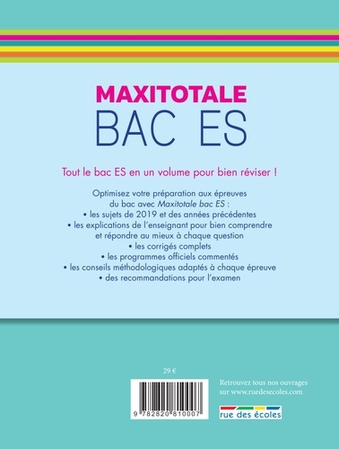 Maxitotale Bac ES  Edition 2020