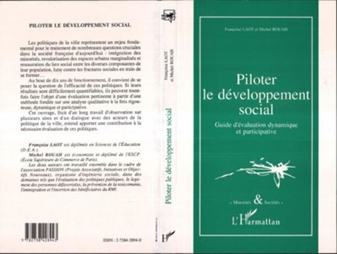 Michel Rouah et Françoise F. Laot - Piloter le développement social.