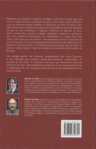 Psychologie de l'intervention policière en situation de crise