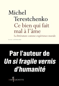 Michel Terestchenko - Ce bien qui fait mal à l'âme - La littérature comme expérience morale.