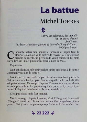 Michel Torres - La battue.
