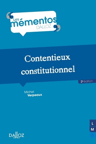 Michel Verpeaux - Contentieux constitutionnel.