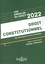 Droit constitutionnel. Méthodologie & sujets corrigés  Edition 2022