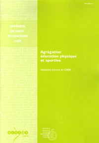 Concours interne d'agrégation de professeurs d'éducation physique et sportive et CAER
