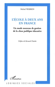 L'Ecole à deux ans en France