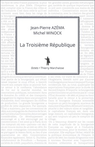 Michel Winock et Jean-Pierre Azéma - La Troisième République.