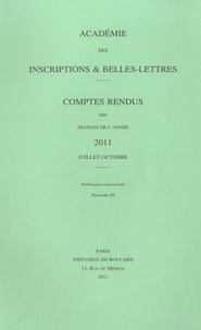 Michel Zink - Comptes rendus des séances de l'Académie des Inscriptions et Belles-Lettres - 4 volumes.