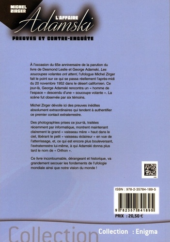 L'affaire Adamski. Preuves et contre-enquête