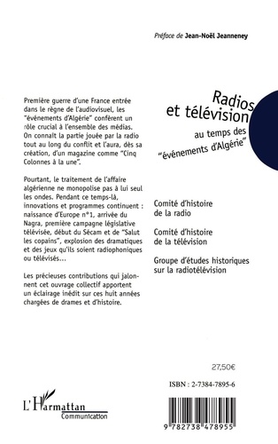 Radios et télévision au temps des "événements d'Algérie", 1954-1962