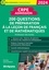 CRPE-Admission 200 questions de préparation à la leçon de français et de mathématiques  Edition 2024