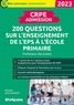 Michèle Guilleminot - CRPE - Admission - 200 questions sur l'enseignement de l'EPS à l'école primaire.