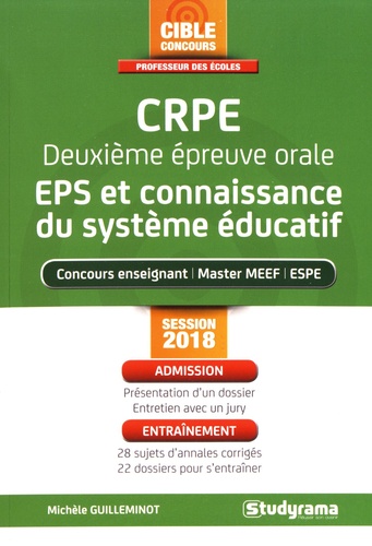 CRPE Deuxième épreuve orale EPS et connaissance du système éducatif  Edition 2018