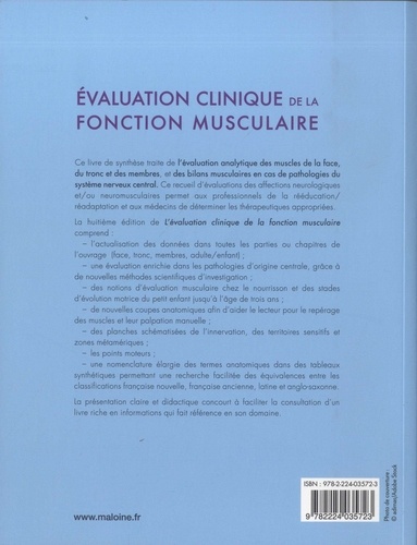 Evaluation clinique de la fonction musculaire 8e édition