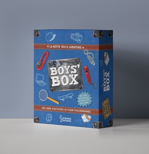 La Boys' Box. La boîte 100% aventure. Avec un livre d'activités et plein d'accessoires