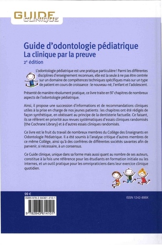 Guide d'odontologie pédiatrique. La clinique par la preuve 2e édition