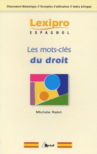 Michèle Rabit - Les mots-clés du droit.