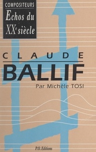 Michèle Tosi et Bruno Giner - Claude Ballif.