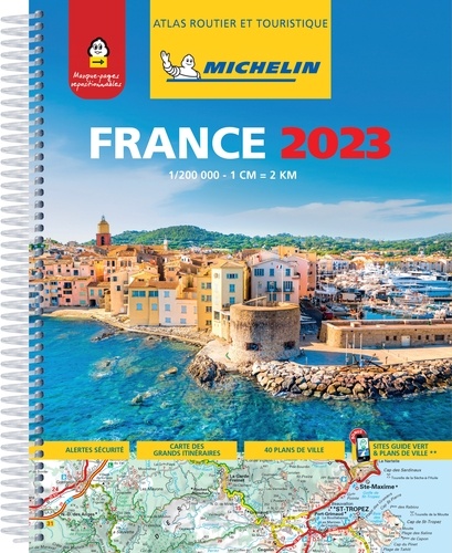 Atlas routier et touristique France. Avec des marque-pages repositionnables inclus. 1/200 000  Edition 2023