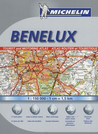  Michelin - Benelux - Atlas routier et touristique 1/150 000.
