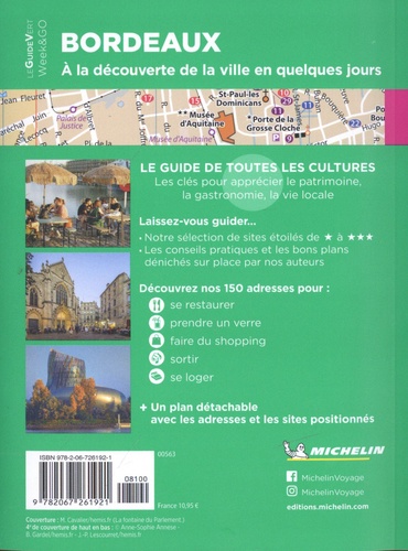 Bordeaux. Bassin d'Arcachon & vignobles  Edition 2024 -  avec 1 Plan détachable